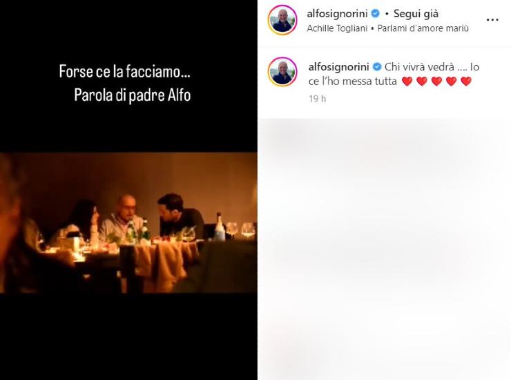Alfonso Signorini annuncio shock