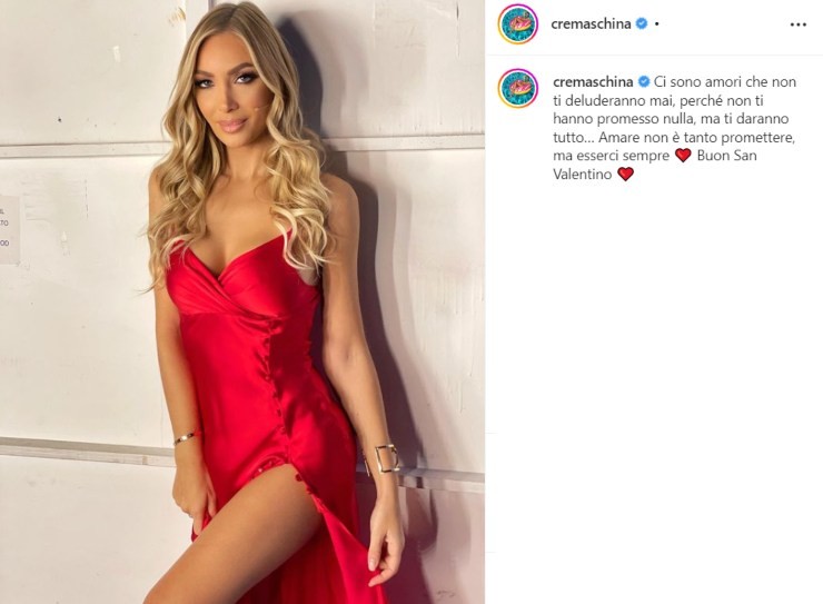 laura cremaschi abito rosso