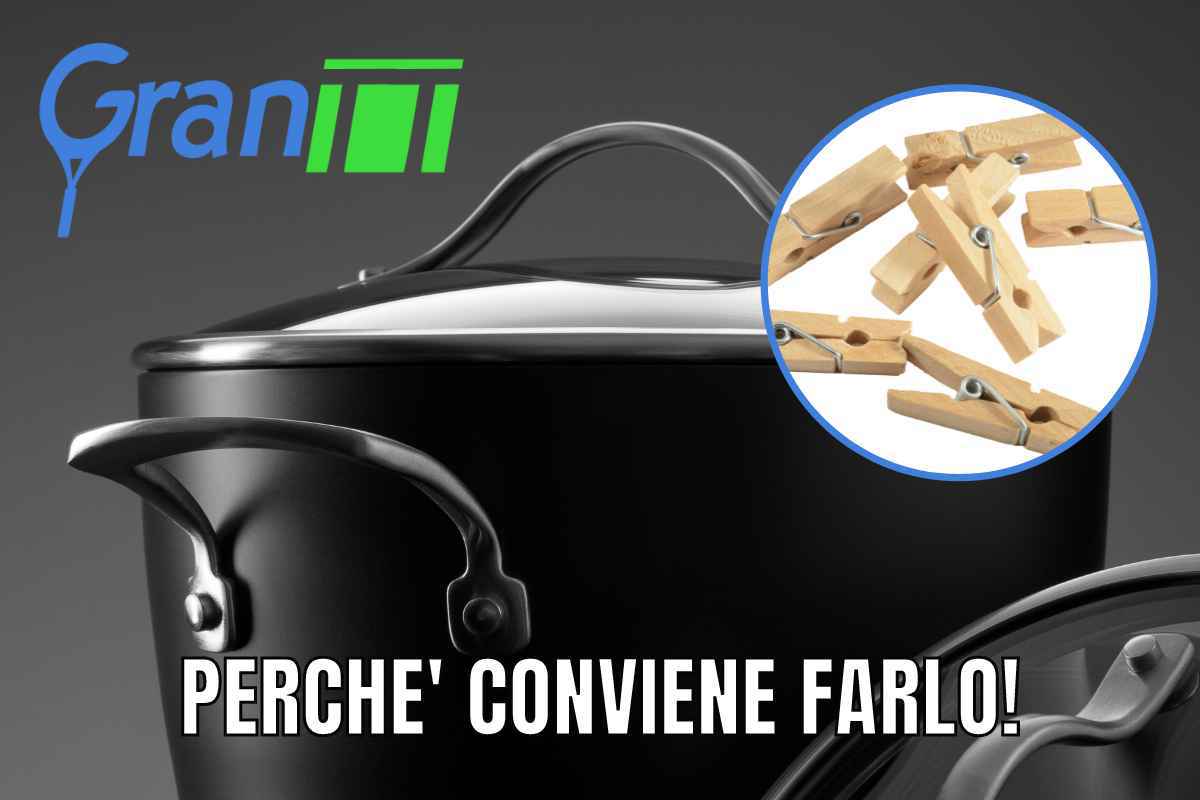 Molletta bordo pentola trucco cucina