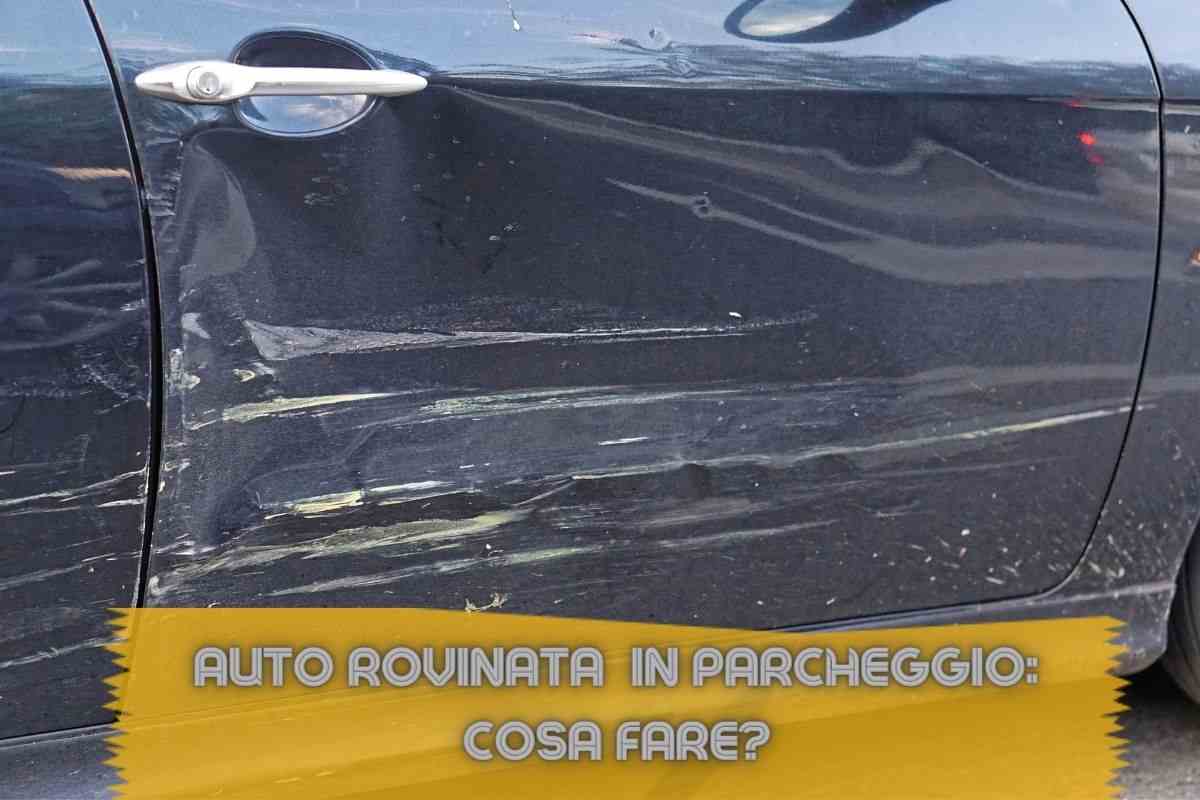 Cosa fare se si trova auto incidentata in parcheggio