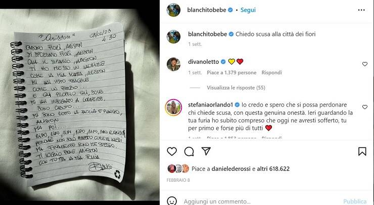 Sanremo 2023: ecco cosa rischia Blanco