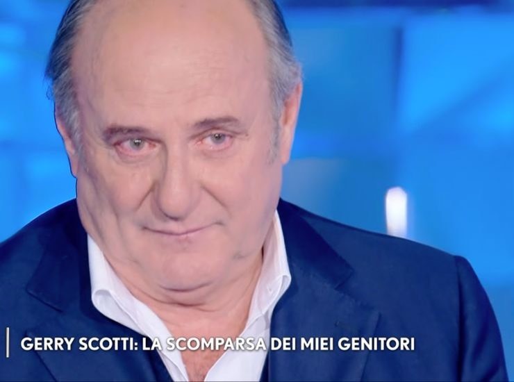 gerry scotti lacrime