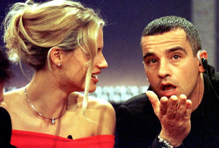 Michelle Hunziker ed Eros Ramazzotti nel 1998