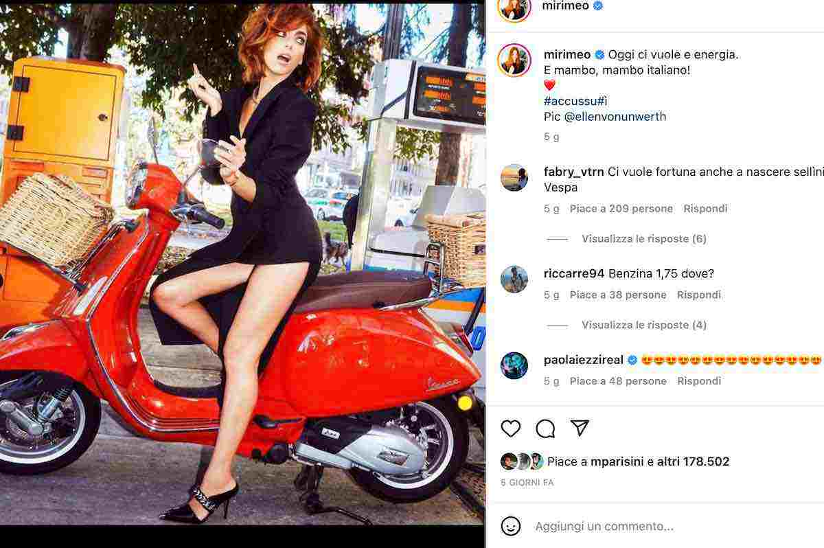 Miriam Leone spacco vertiginoso