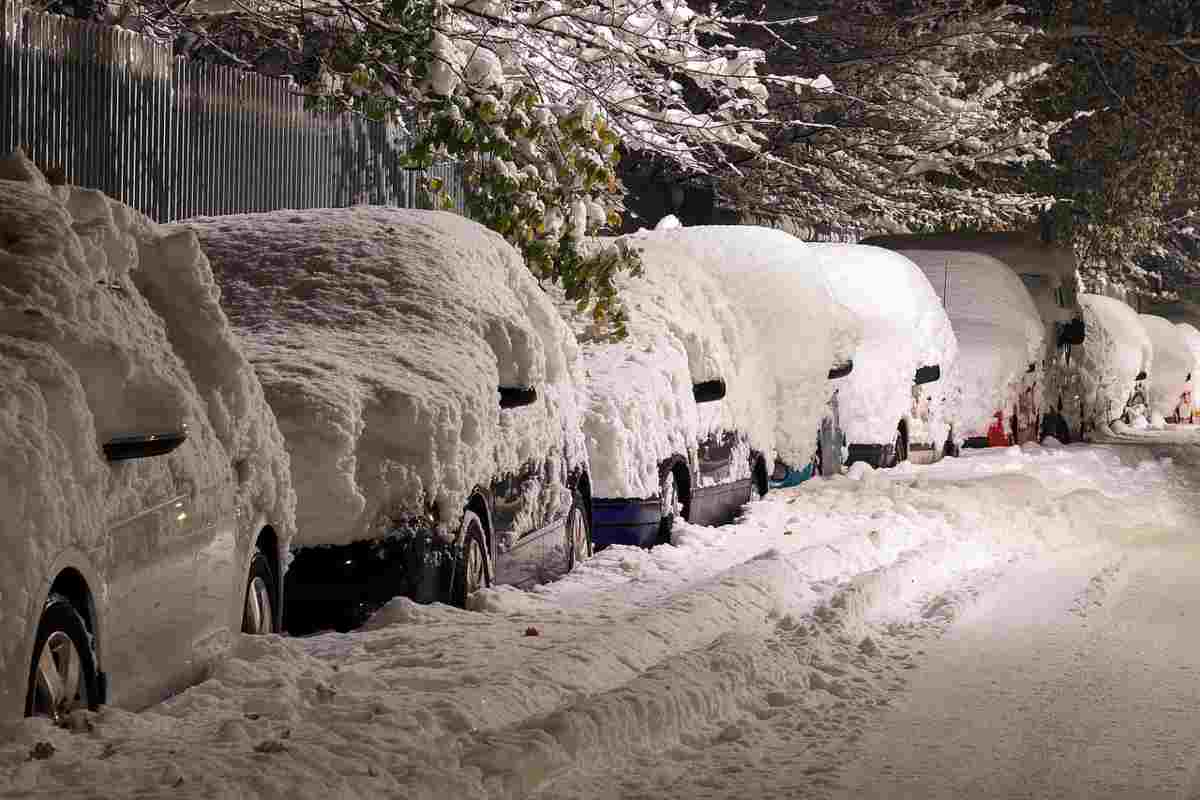 The miraculous effect of snow on our cars.  No one imagines it, but it is so!