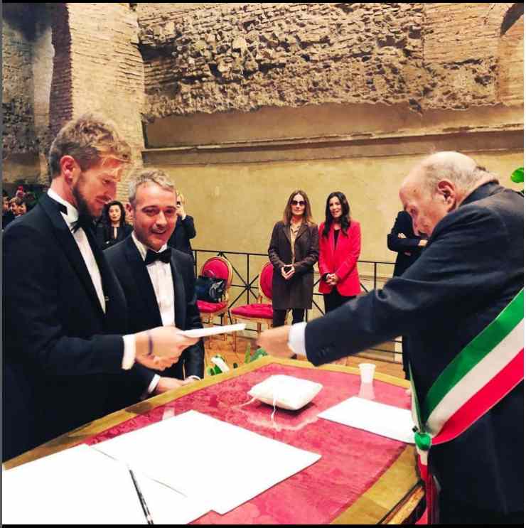 Diaco e Alessio matrimonio