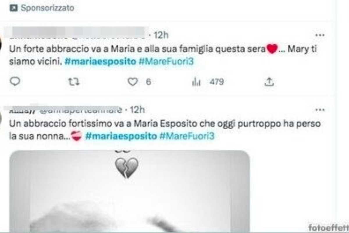 Maria Esposito lutto