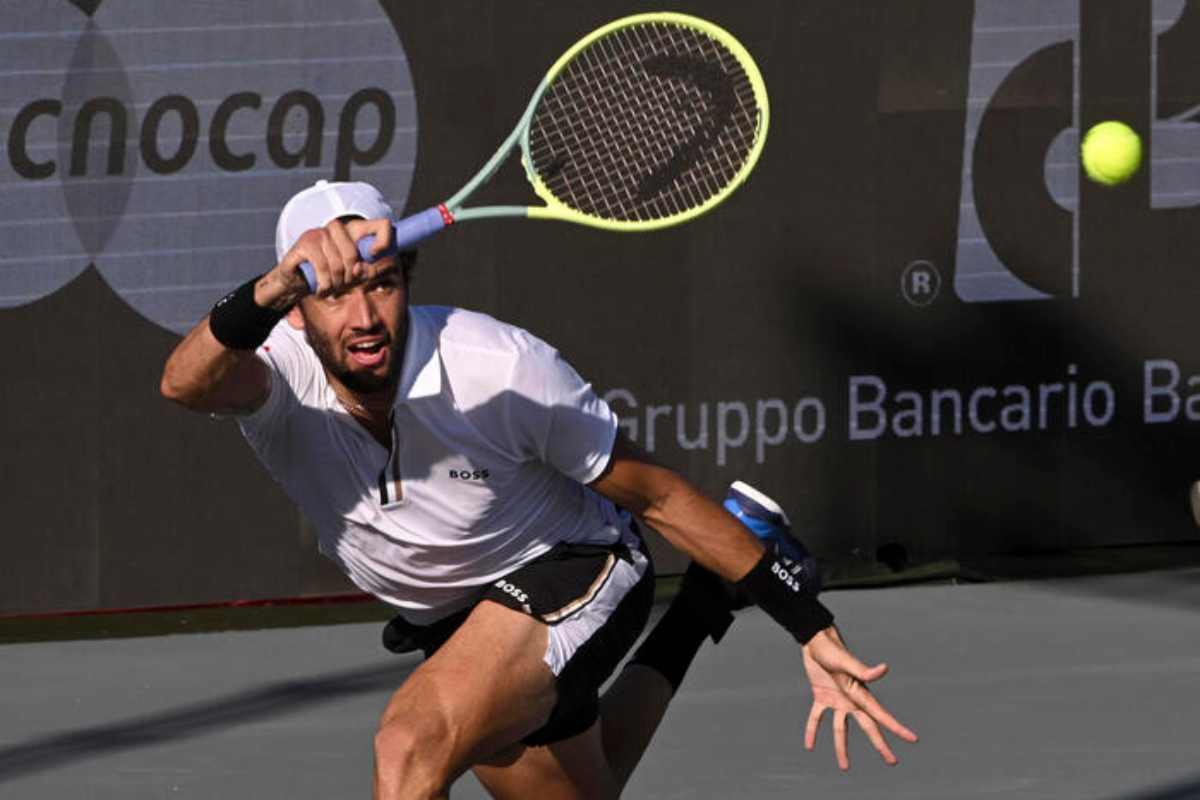 Il tennista Matteo Berrettini