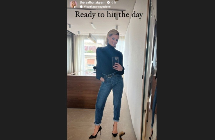 michelle hunziker outfit