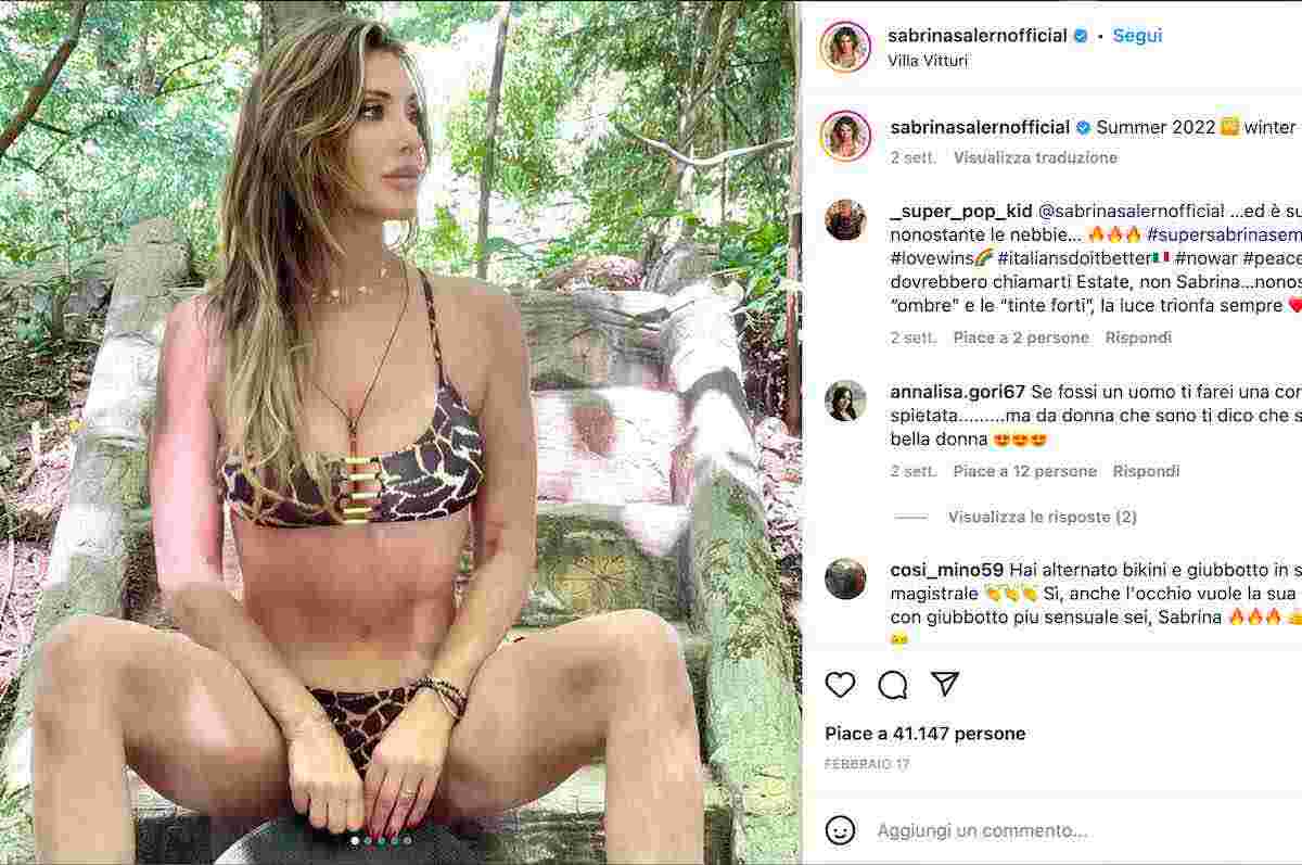 Sabrina Salerno bikini