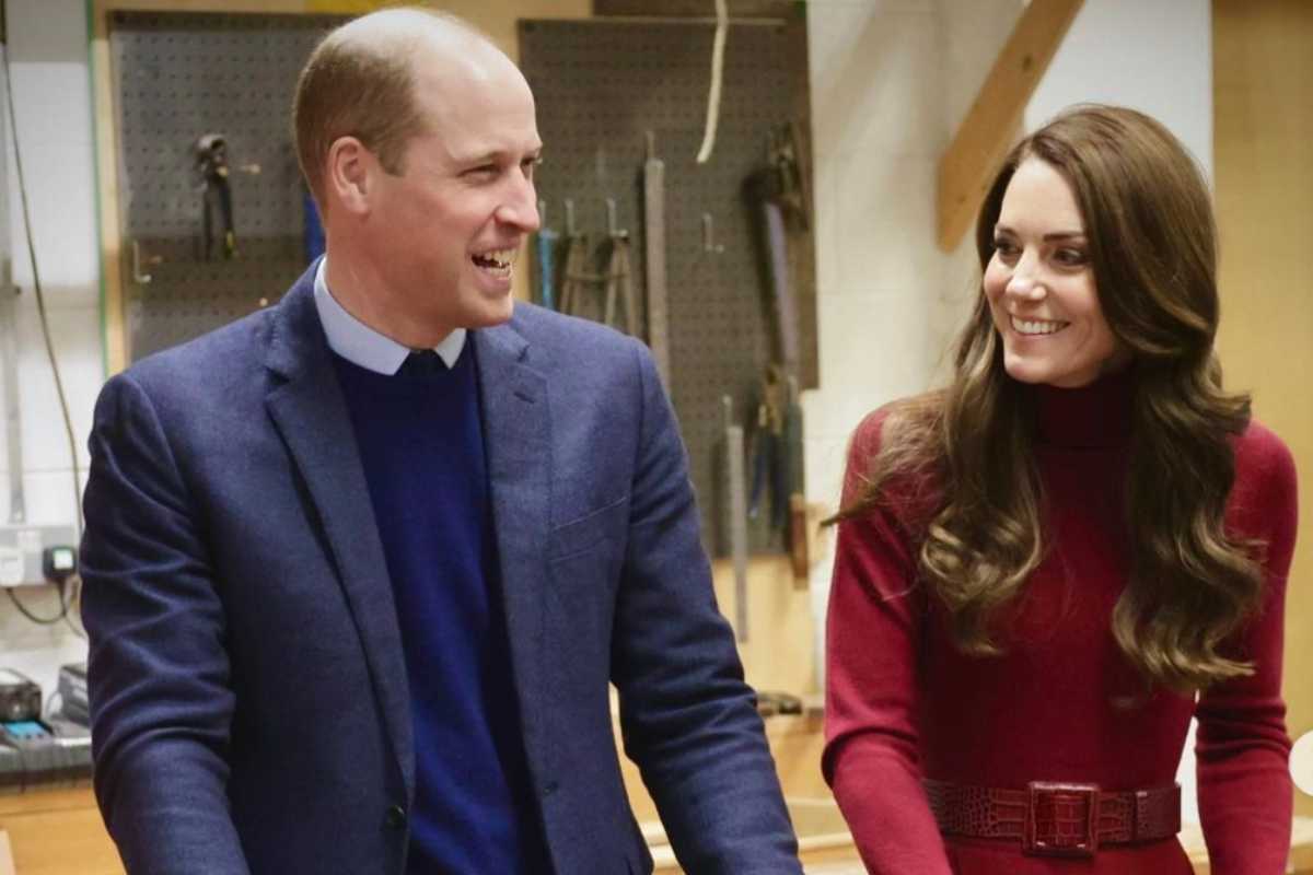 William e Kate sul set di The Crown