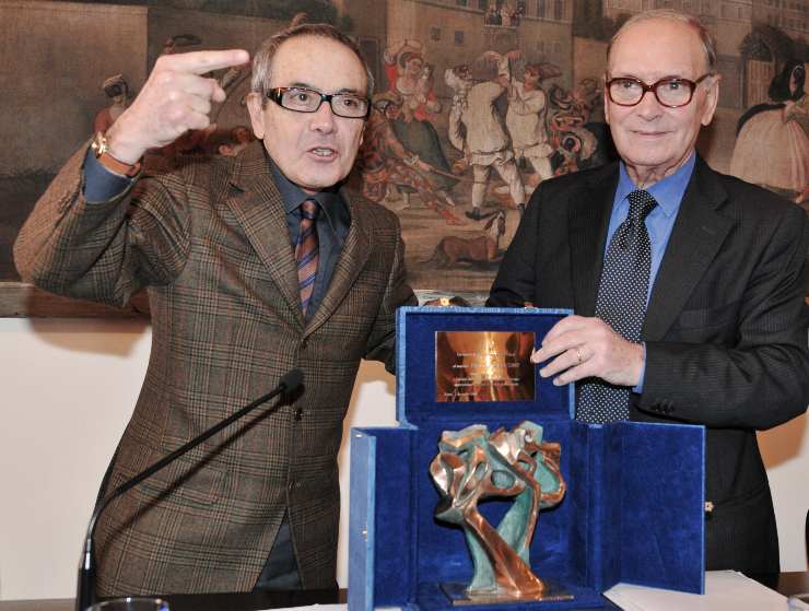 Giorgio Assumma Ennio Morricone Maurizio Costanzo