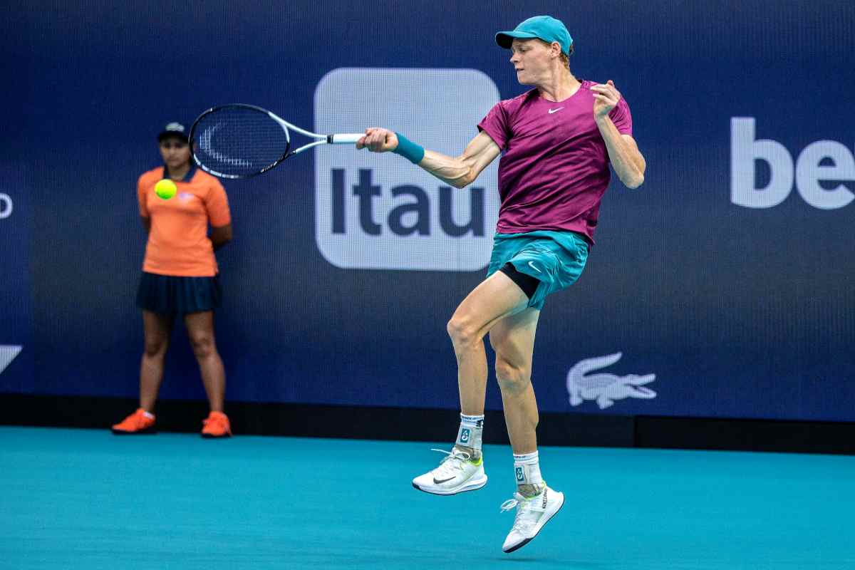 Jannik Sinner protagonista all'Atp di Miami