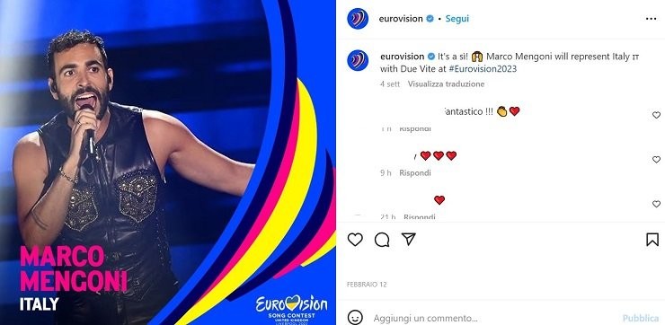 Eurovision Contest 2023, Marco Megoni: ecco cosa dovrà fare con la sua canzone Due Vite