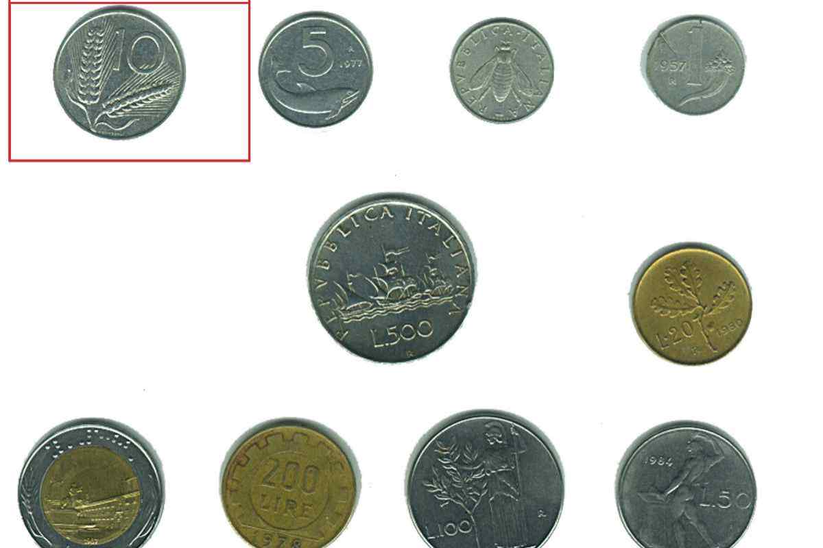 Monete da 10 lire dal maggior valore