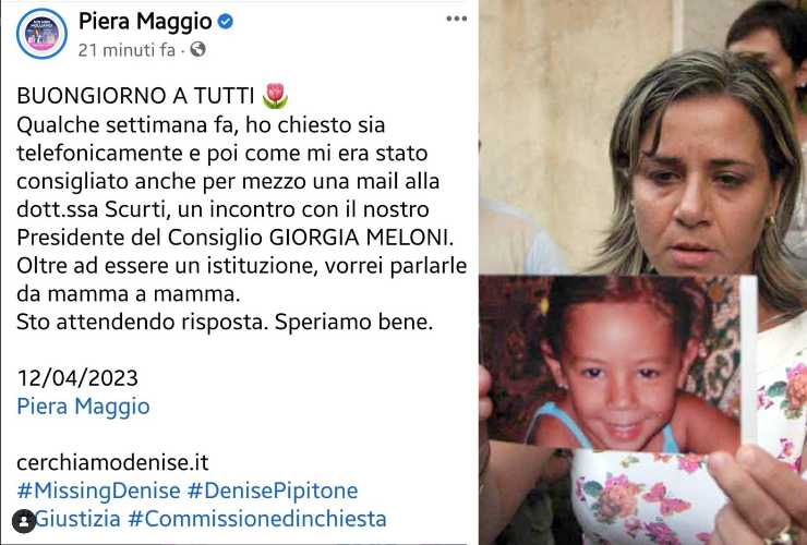 Piera Maggio svolta per Denise