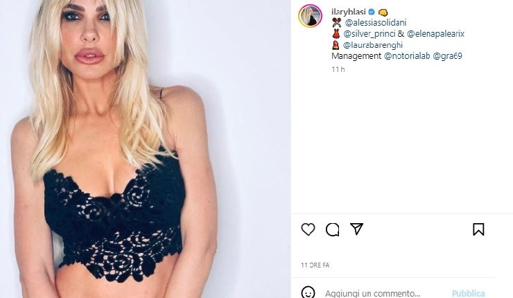 Ilary Blasi fisico mozzafiato