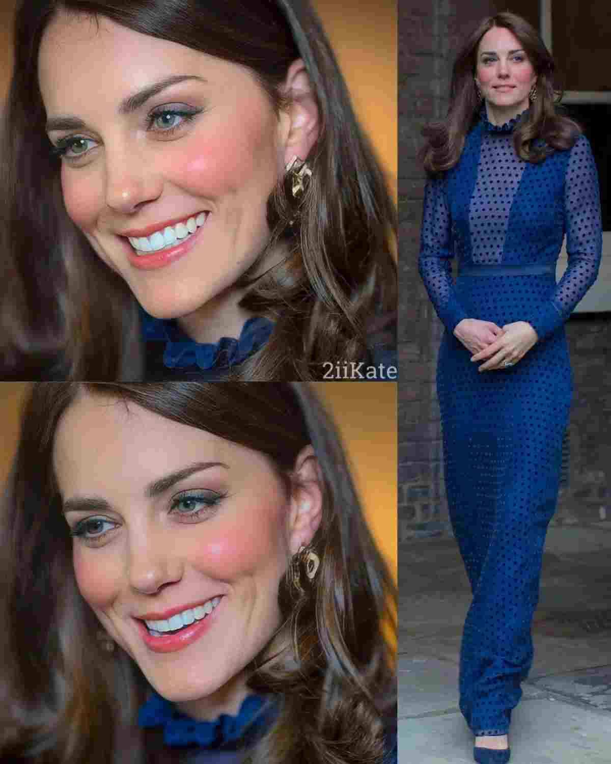Kate Middleton abito blu