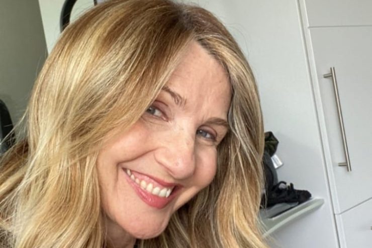 lorella cucarini senza trucco in forma 