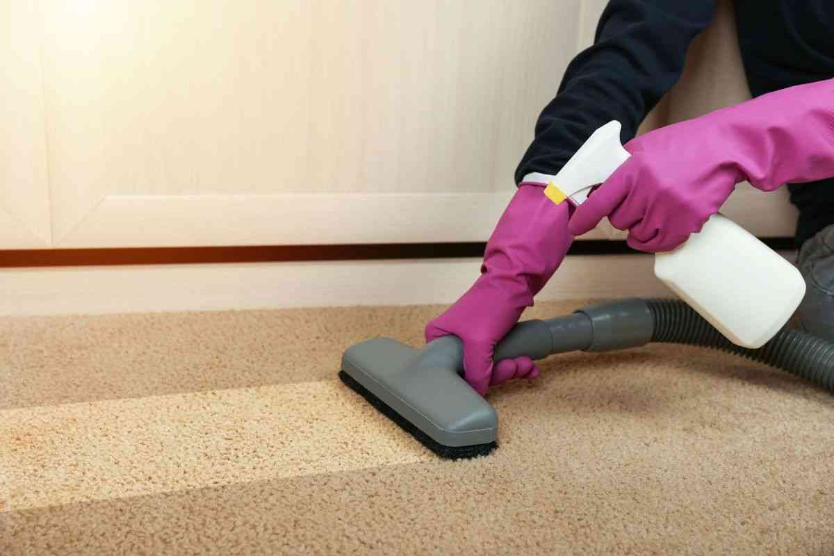 Trucco pulizia tappeto