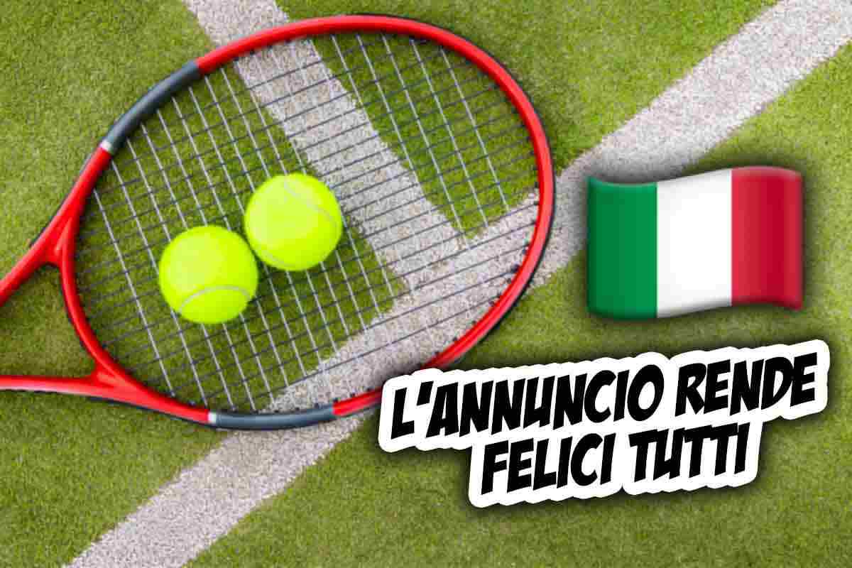 Tennis italiano regalo