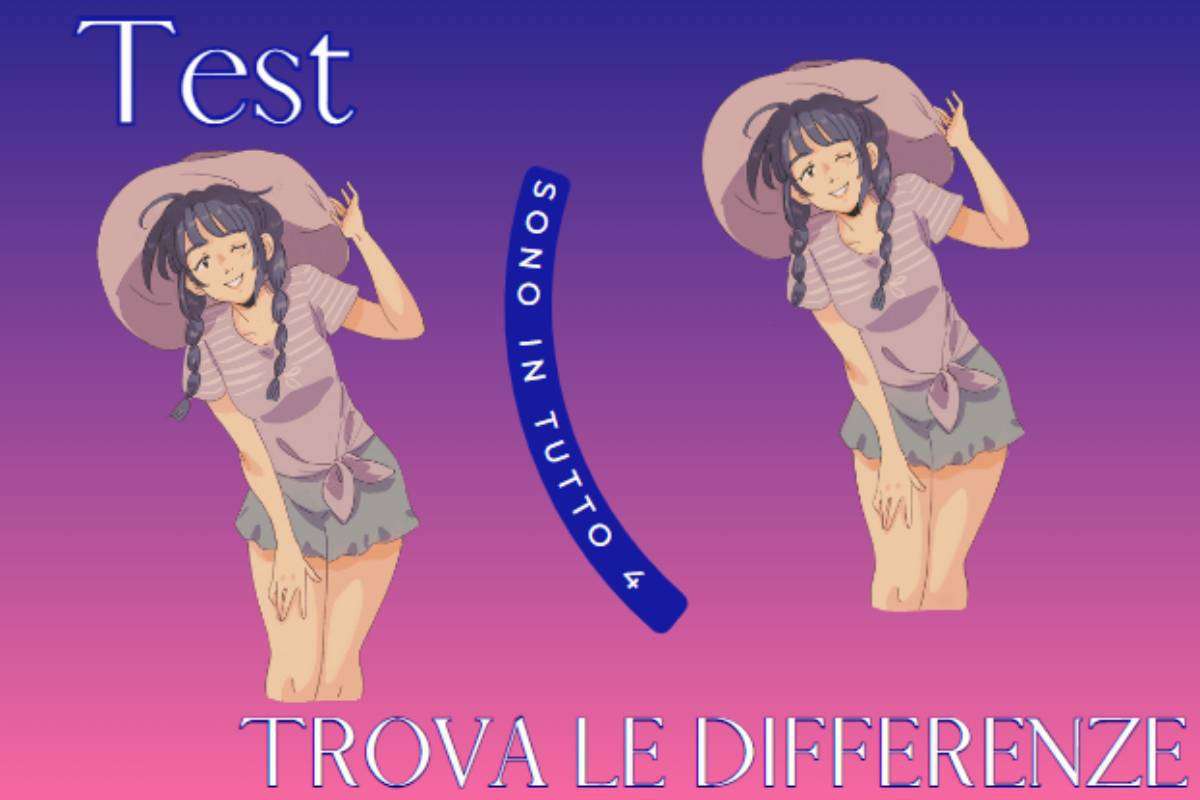 test differenze ragazza