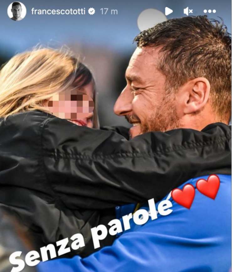 Francesco Totti insieme a lei