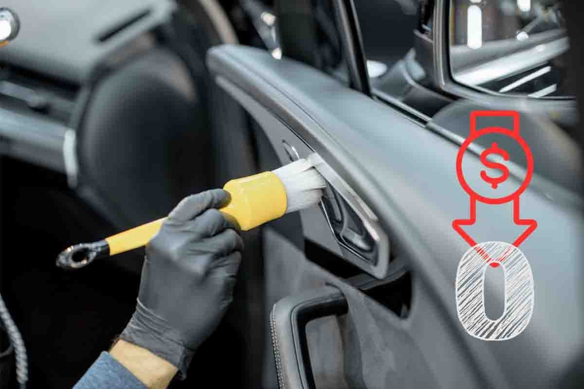 pulire l'auto a costo zero e senza fatica