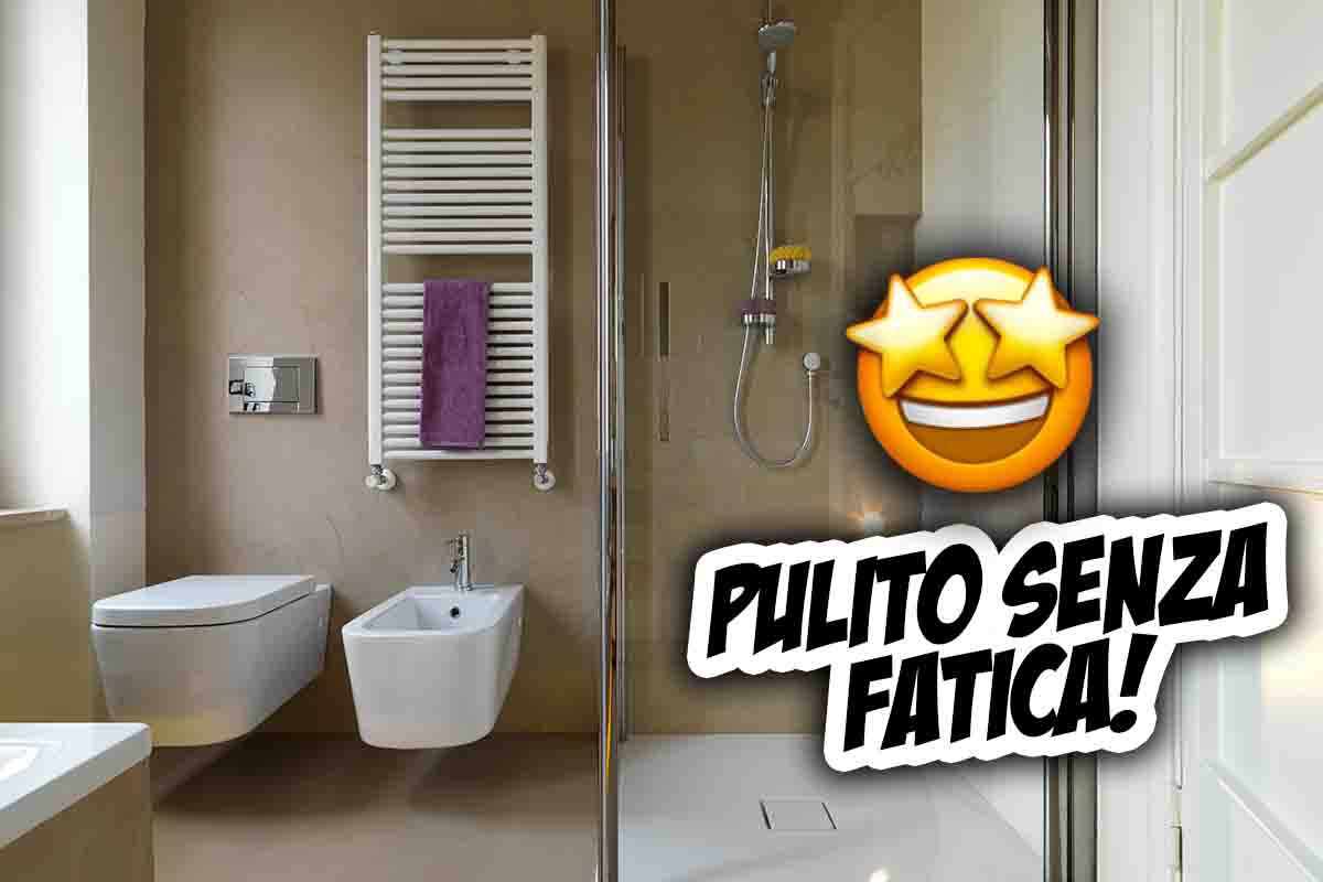 bagno pulito e profumato