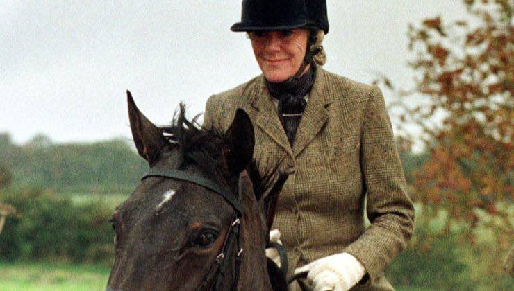 camilla parker bowles a cavallo