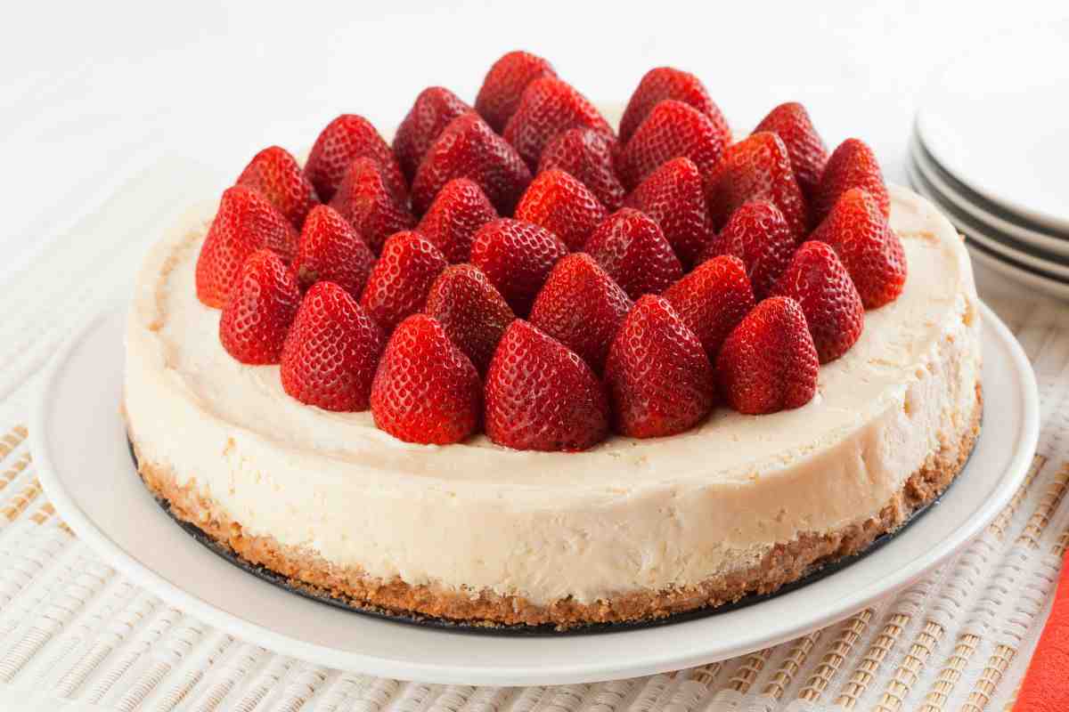 cheesecake fragole ricotta ricetta