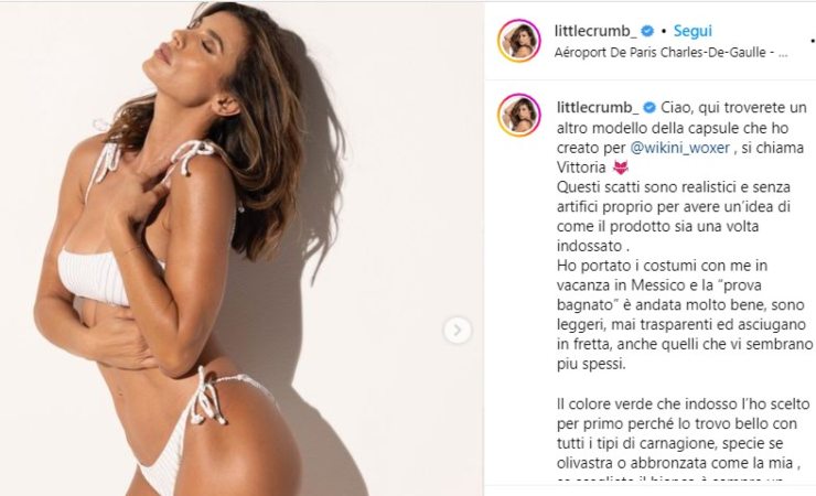 elisabetta canalis scatto in costume