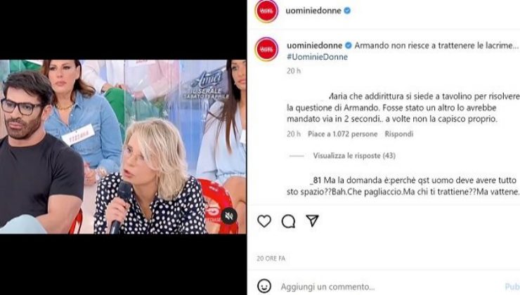 Maria De Filippi spaventata