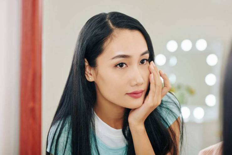 occhiaie addio tecnica triangolo