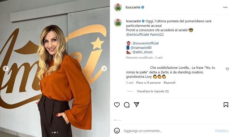 Ecco come è nata la collaborazione ad Amici tra Lorella Cuccarini e Maria De Filippi