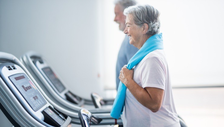 physical activity on the treadmill