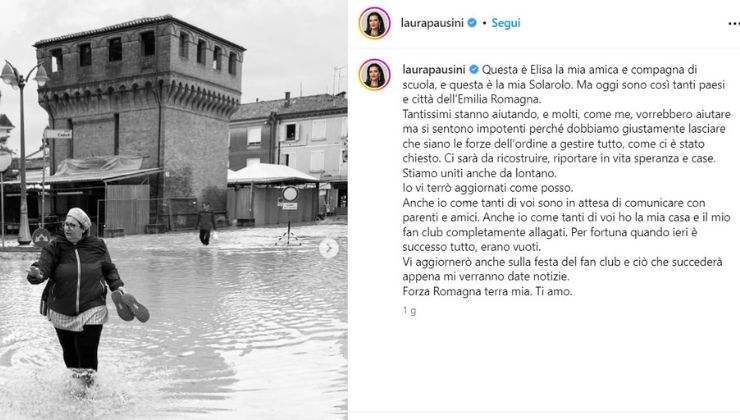 Laura Pausini foto commoventi