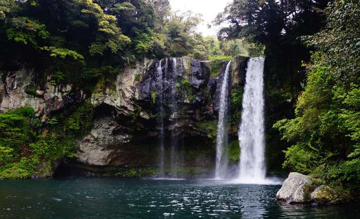 cascate nelle terme naturali