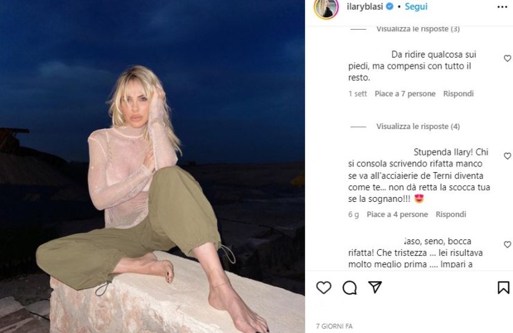 ilary blasi scatto dettaglio 