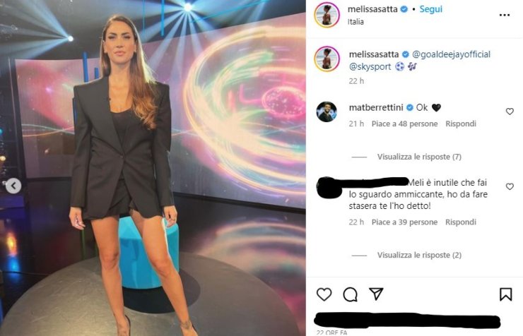 melissa satta gonna corta
