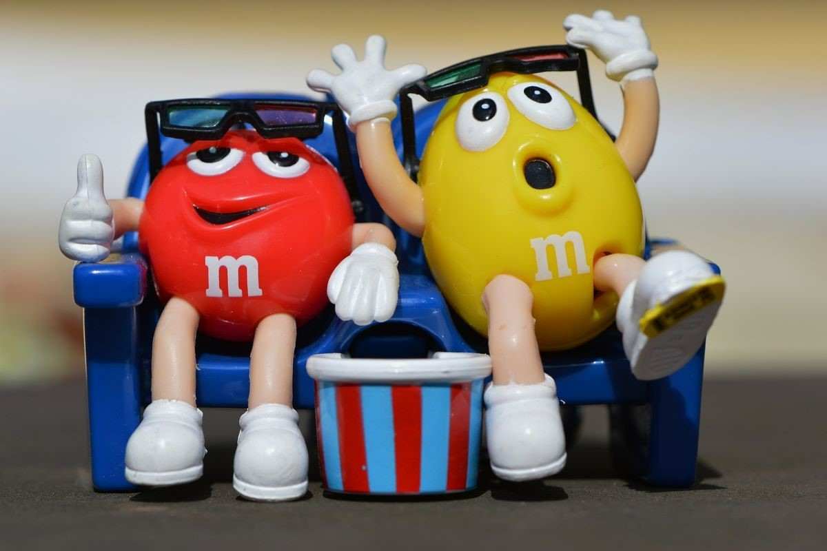 m&M's storia caramelle cioccolato