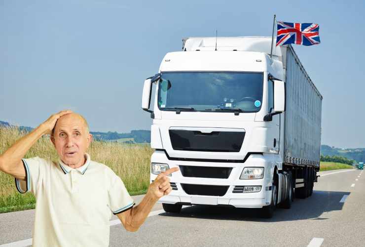 camionista più vecchio UK