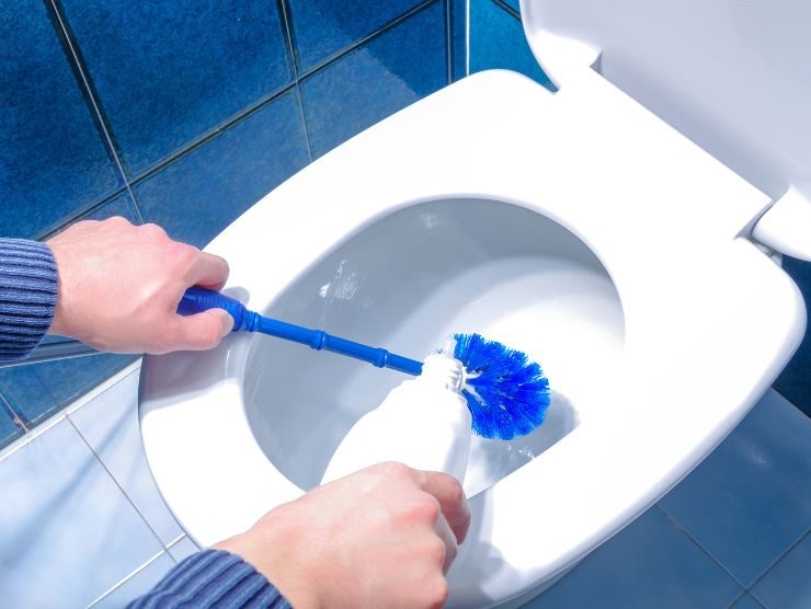 metodo pulire scopino wc