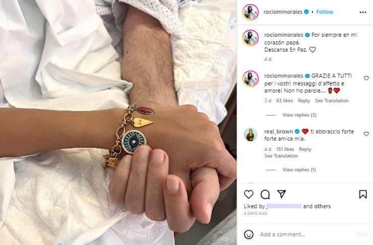 La morte del suocero di Raoul Bova