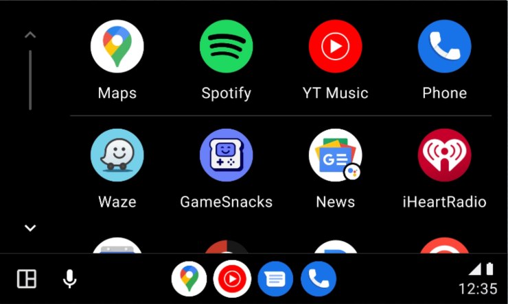 su android auto si possono visualizzare tutte le app del telefono supportate