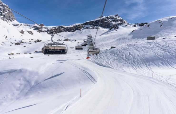 sciare a cervinia in estate è possibile