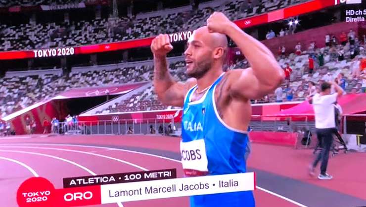 Marcell Jacobs e l'oro olimpico a Tokyo