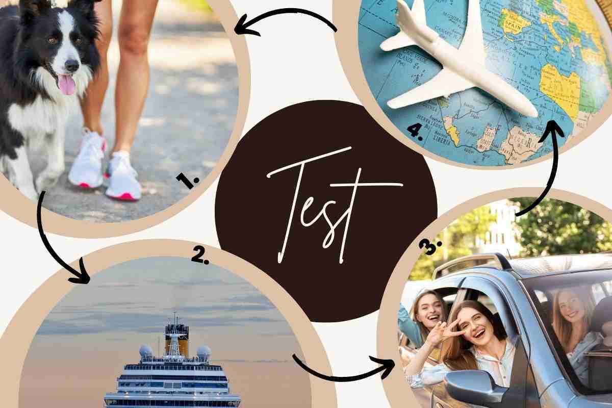 test personalità viaggio