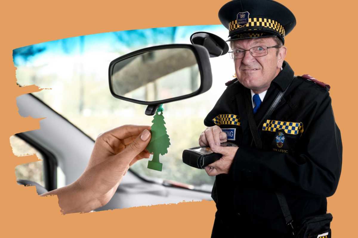 Deodoranti per auto: attenti alla multa che mai ti aspetteresti di ricevere