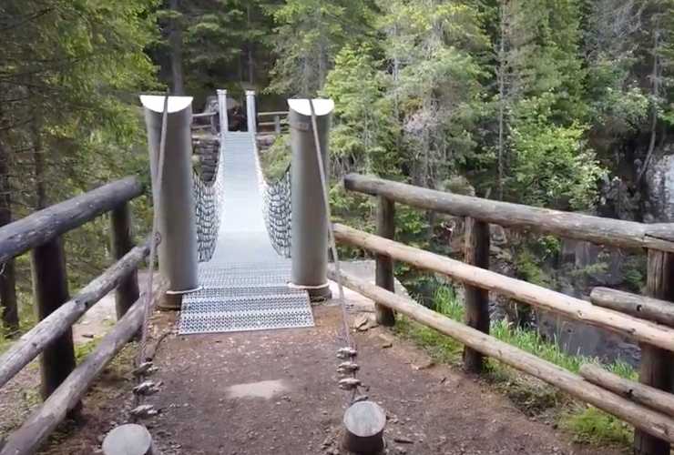 ponte sospeso forra di travignolo